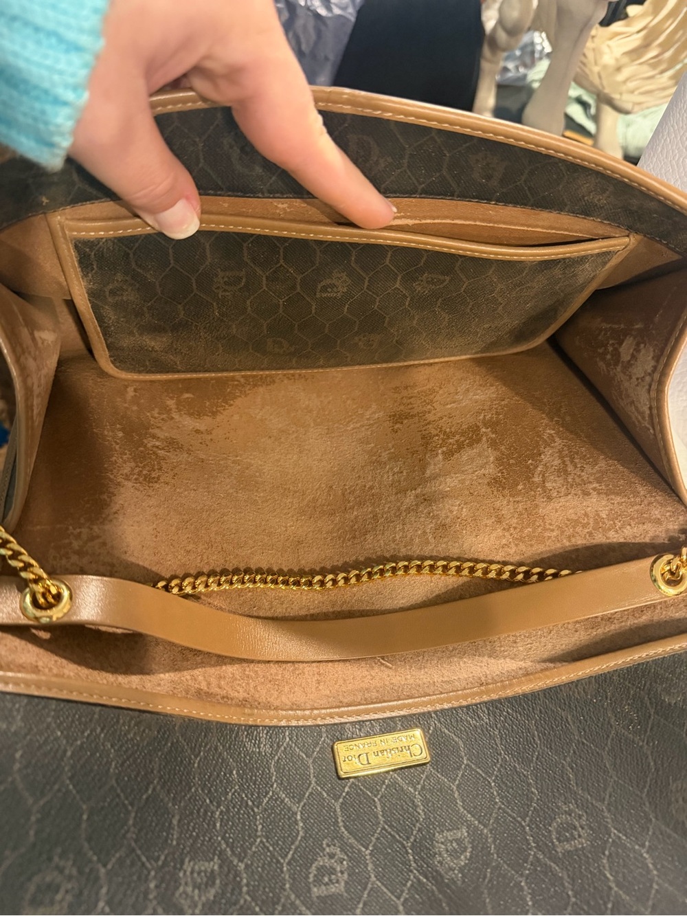 Christian Dior Honeycomb Chain Shoulder Bag - Picture 12 of 17
